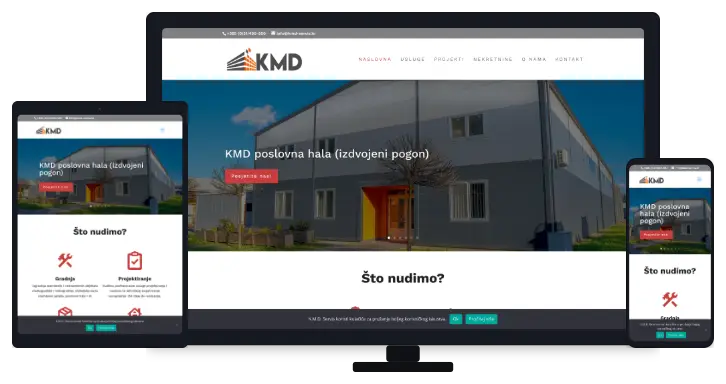 kmd KMD servis d.o.o. Belišće - web stranica